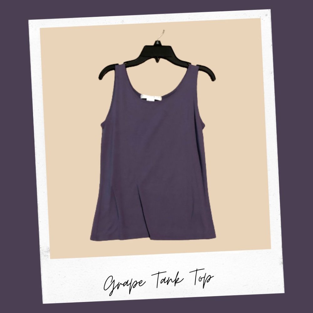 Grape-colored Tank Top